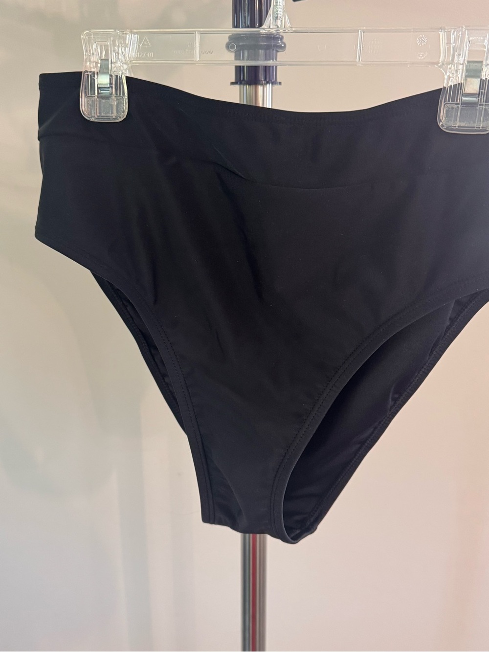 Cupshe Black High-Rise Bikini Bottom